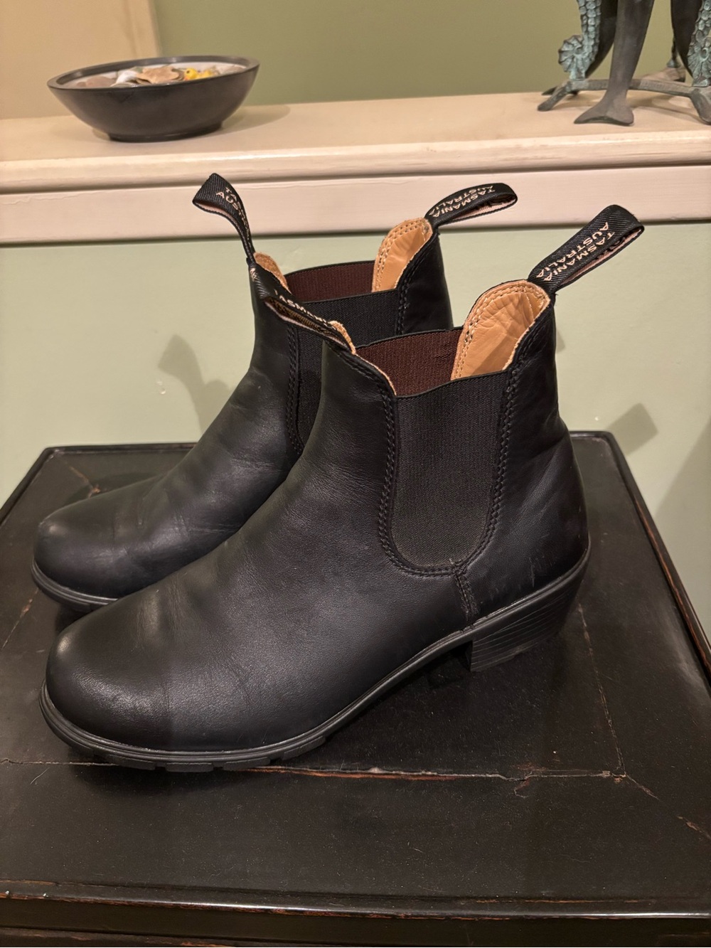 Black Chelsea Ankle Boots for Women